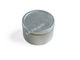 Plain Metal Round Seamless Candle Tin Cans With Pvc Window D 95 * 63mm supplier