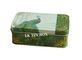 Jewelry Decorative Cosmetic Rectangular Tin Box  With Detail Embossing supplier
