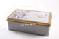 Custom Gift Tin Box Printed Porker Chips Pvc Window Rectangular Tin Containers supplier
