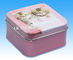 Pet Cat Food Storage Empty Square Tin Box With Stackable Lid supplier