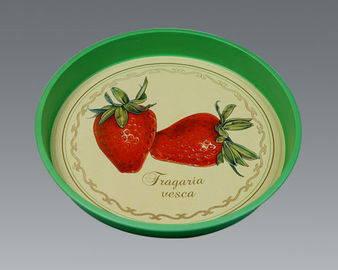 Customized Gavanlized Tinplate Round Tin Tray With Printing supplier