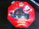 Octangle Packaging Metal Tin Box Ferrero Kinder Joy Toy With Divder Inside And Pvc Window supplier