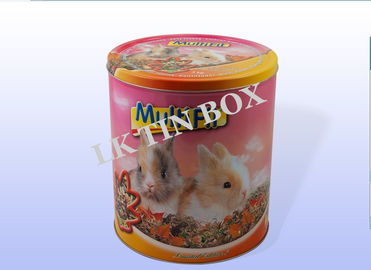 Christmas Holiday Metal Cake Tin Box Set Small Round Containers Dia110mm supplier