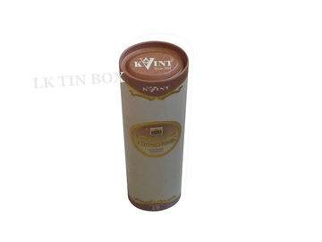 Metal Small Embossed Oval Tin Can For Chocolate And Tea Packaging supplier